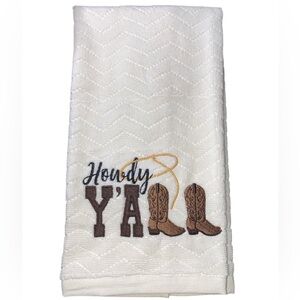Kitchen embroidered towel “Howdy Yall”